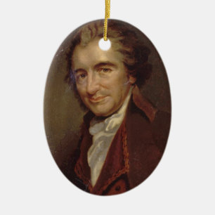 Ornamento De Cerâmica Tom Paine