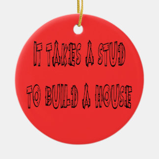 Ornamento De Cerâmica Toma um parafuso prisioneiro para construir um