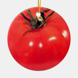Ornamento De Cerâmica Tomate brilhante 4Sullivan