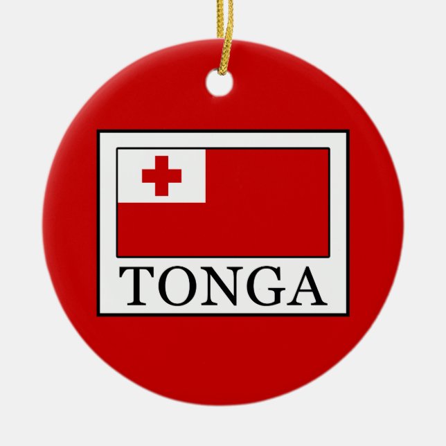 Ornamento De Cerâmica Tonga (Frente)