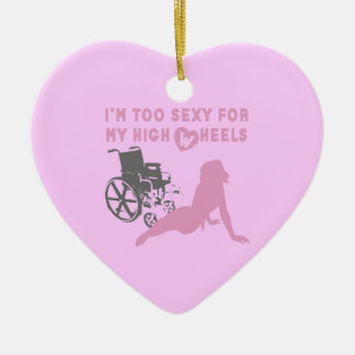 Ornamento De Cerâmica Too sexy for my Christmas alta alfaia wheels