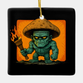 Ornamento De Cerâmica Torch & Temper – Design do Monstro Cogumelo