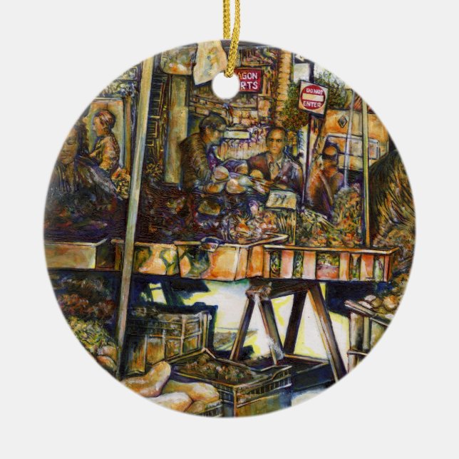 Ornamento De Cerâmica Torna a criatividade mais brilhante (Frente)