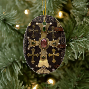 Ornamento De Cerâmica T'oros Roslin Evangelhos
