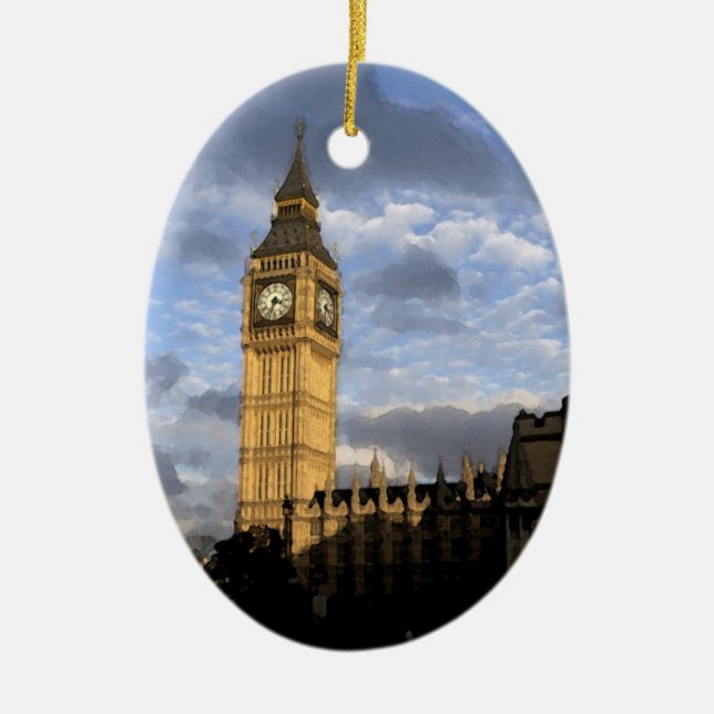 Ornamento De Cerâmica Torre de pulso de disparo (Frente)