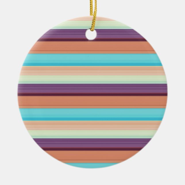 Ornamento De Cerâmica Torres castanhos-azuis (Frente)