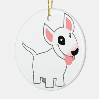 Ornamento De Cerâmica Touro de Cartoon Bonito Terrier