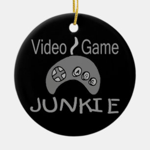 Ornamento De Cerâmica Toxicómano do jogo de vídeo