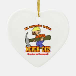 Ornamento De Cerâmica Trabalhadores da construção