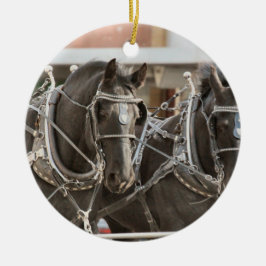 Ornamento De Cerâmica Trabalho em equipe