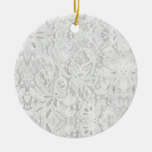 Ornamento De Cerâmica Traço branco de queda