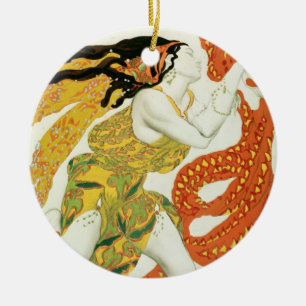 Ornamento De Cerâmica Traje o design para um bacchante 'em Narcisse