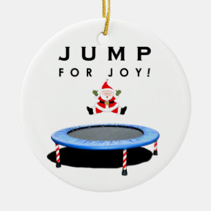 Ornamento De Cerâmica trampoline Christmas collectible
