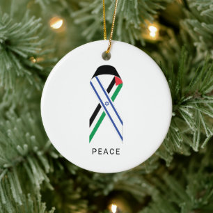 Ornamento De Cerâmica Tranquilidade para Israel e Palestina