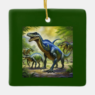 Ornamento De Cerâmica Travesseiro decorativo Dino Jungle Adventure