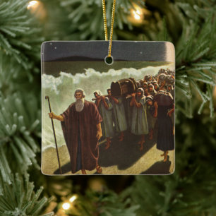 Ornamento De Cerâmica Travessia de Moisés pelo Mar Vermelho, Religião Vi