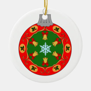 Ornamento De Cerâmica Tree Ball