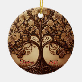 Ornamento De Cerâmica Tree of life Ceramic Ornament