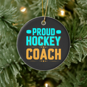Ornamento De Cerâmica Treinador de Hockey Orud