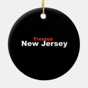 Ornamento De Cerâmica Trenton, Nova Jersey Ornament