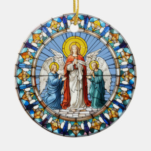 Ornamento De Cerâmica Três Ângulos