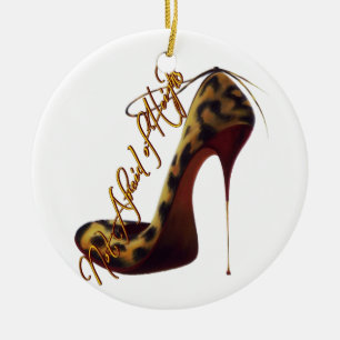 Ornamento De Cerâmica Tres Chic High Heel Design