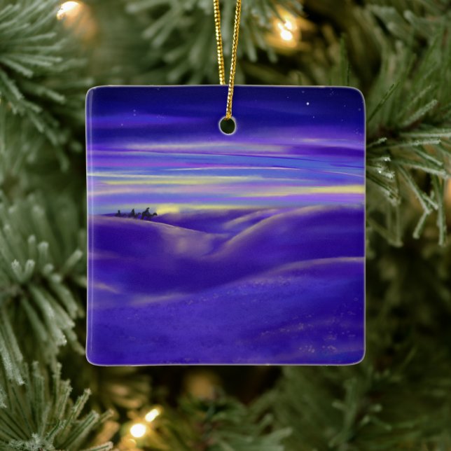 Ornamento De Cerâmica Três Reis Personalizados (Árvore)