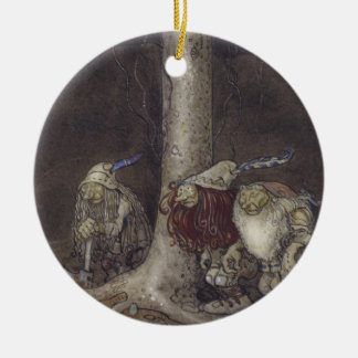 Ornamento De Cerâmica Três Troll - John Bauer - Arte venenosa
