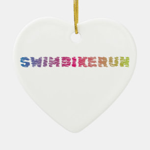 Ornamento De Cerâmica Triathlon Legal Design