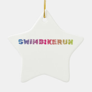 Ornamento De Cerâmica Triathlon Legal Design