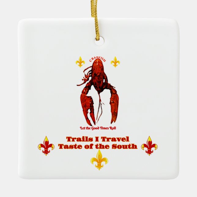 Ornamento De Cerâmica Trilhos I Viagem do Sul (Frente)