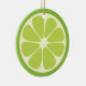 Ornamento De Cerâmica Tripa de Fruta de citrinos de Verde limão de limão (Right)