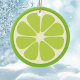 Ornamento De Cerâmica Tripa de Fruta de citrinos de Verde limão de limão (Criador carregado)