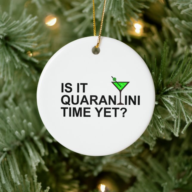 Ornamento De Cerâmica Tripulação cerâmica Quarantini (Árvore)