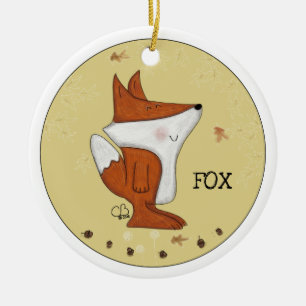 Ornamento De Cerâmica Tripulação Woodland — Melhores Amigos Florestais/I