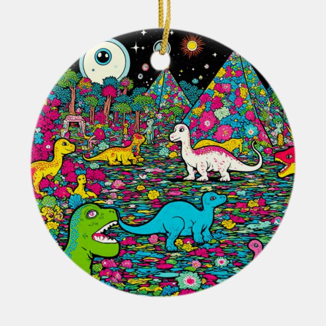 Ornamento De Cerâmica Triquete (Frente)