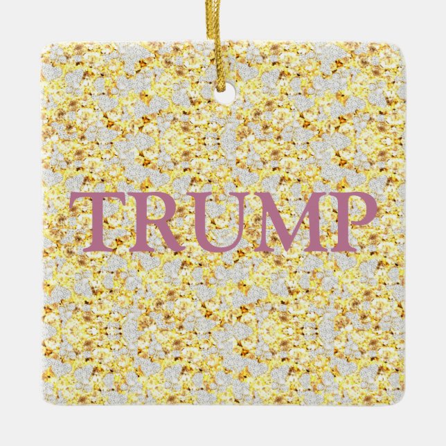 ORNAMENTO DE CERÂMICA TRUMP (Frente)