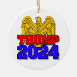 Ornamento De Cerâmica Trump 2024