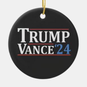 Ornamento De Cerâmica Trump Vice Presidente Vance American Election EUA