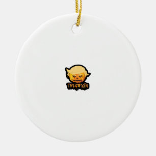 Ornamento De Cerâmica Trumpkin Clássico - Slogan do Costume Retroativo