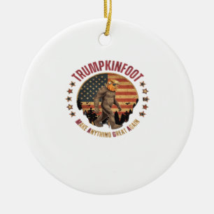 Ornamento De Cerâmica Trumpkin Pé-Grande Trumpkin Faz Qualquer Excelente