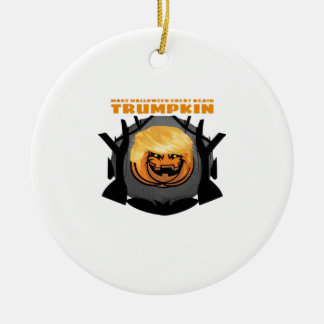 Ornamento De Cerâmica Trumpkin, Torne O Excelente De Halloween Clássico 