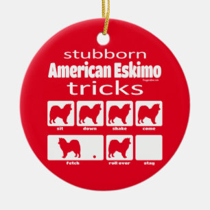 Ornamento De Cerâmica Truques Eskimo Americanos Stubborn