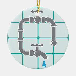 Ornamento De Cerâmica Tubulação do encanamento