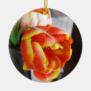 Ornamento De Cerâmica Tulipa de seda
