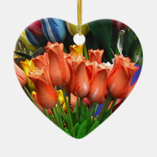 Ornamento De Cerâmica Tulipas de madeira de Amsterdão