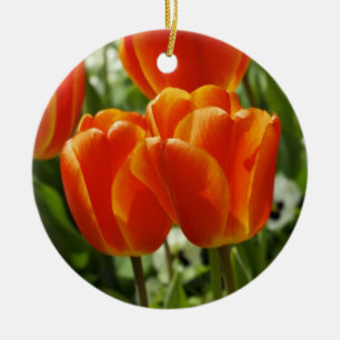 Ornamento De Cerâmica Tulips Ornament