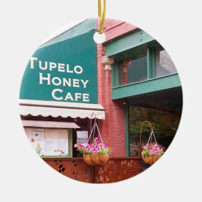 Ornamento De Cerâmica Tupelo Honey Cafe, Asheville, Tupelo Honey Cafe (Frente)