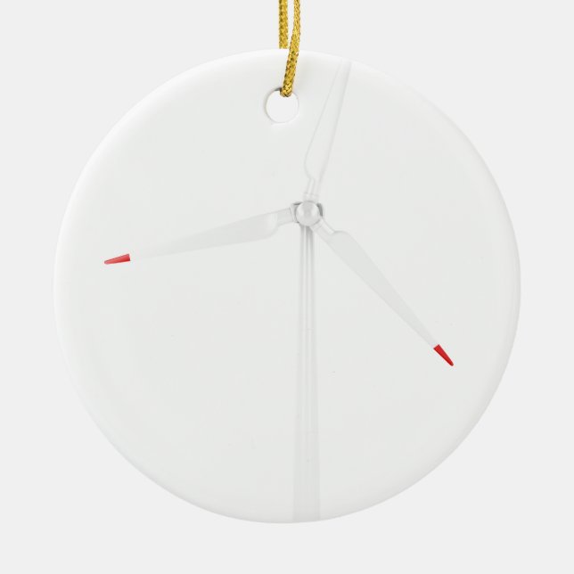 Ornamento De Cerâmica Turbina eólica (Frente)