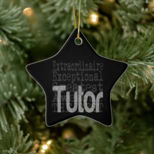 Ornamento De Cerâmica Tutor Extraordinaire